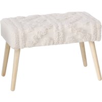 Gepolsterte Bank Boho kadi mit Holzbeinen, 60 x 32 x 41 cm Gepolsterte Bank Boho kadi mit Holzbeinen, 60 x 32 x 41 cm von BOLTZE GRUPPE