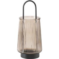 Kerzenhalter mit Henkel aus Glas 25,5 cm iver von BOLTZE GRUPPE