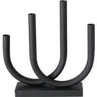 Boltze Gruppe - Kerzenständer tonis, 34 x 33 cm, schwarz von BOLTZE GRUPPE