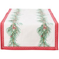 Weihnachtlicher Tischläufer aus Baumwolle charlene, 140 cm von BOLTZE GRUPPE