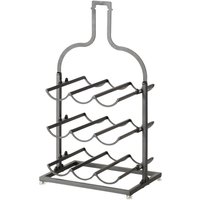 Weinregal BOTELLA aus Metall in Flaschenform, H. 54,5 cm von BOLTZE GRUPPE