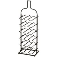 Weinregal BOTELLA aus Metall in Flaschenform, H. 91 cm von BOLTZE GRUPPE