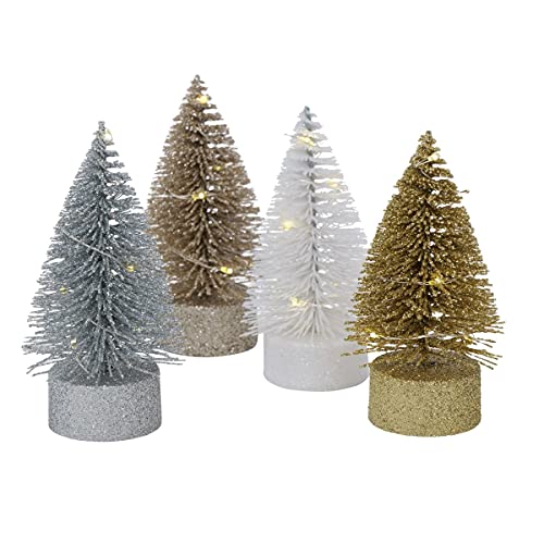 BOLTZE 2015223 Forsty LED Weihnachtsbaum 10 cm Sortiert (1 Stück) von BOLTZE