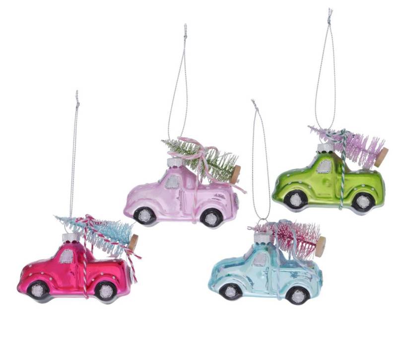 BOLTZE Baumbehang Tiffy Weihnachtsanhänger Auto 6cm sort. (1 Stück) von BOLTZE