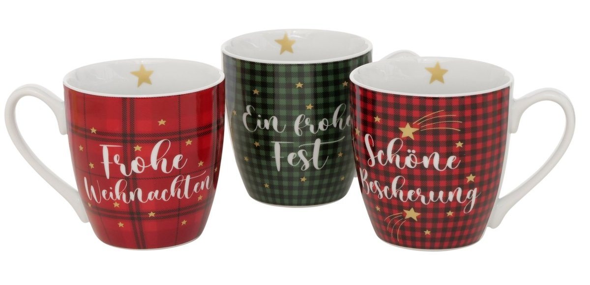 BOLTZE Becher Windsor Jumbobecher 0,4 l sortiert (1 Stück), Porzellan von BOLTZE