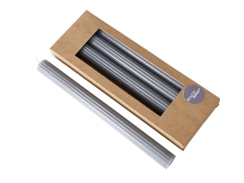 BOLTZE Classic Stabkerze grau 25cm 4tlg BOLTZE Classic Stabkerze grau 25cm 4tlg von BOLTZE