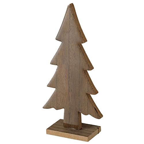 BOLTZE Deko-Aufsteller Narvik I H 20cm I Deko-Tanne aus Holz I Weihnachtsbaum I Weihnachts-Deko Tannenbaum I Wohnzimmer, Esstisch I Advents-Dekoration zum Hinstellen I Christmas X-Mas von BOLTZE