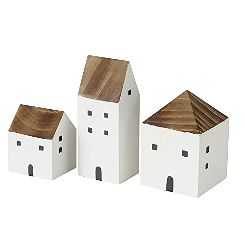 BOLTZE Dekoaufsteller-Set Gotan 3-TLG. Haus H 7,5-13,5 cm Kiefer-Holz Deko. BOLTZE Dekoaufsteller-Set Gotan 3-TLG. Haus H 7,5-13,5 cm Kiefer-Holz Deko. von BOLTZE