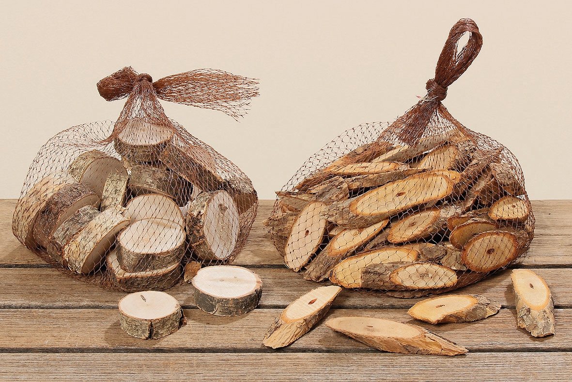 BOLTZE Dekofigur Streu Holz Trompetenbaum natur sortiert 250 gr. von BOLTZE