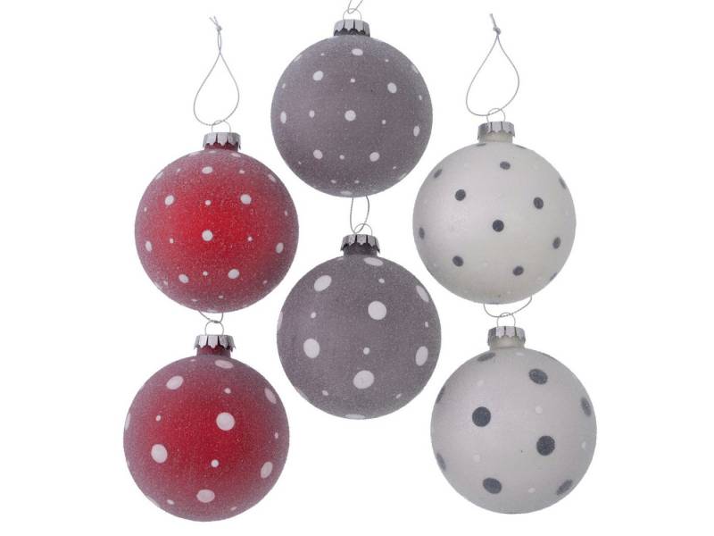 BOLTZE Dekohänger Judy Weihnachtskugel mehrf. sortiert 8cm (1 Stück) von BOLTZE