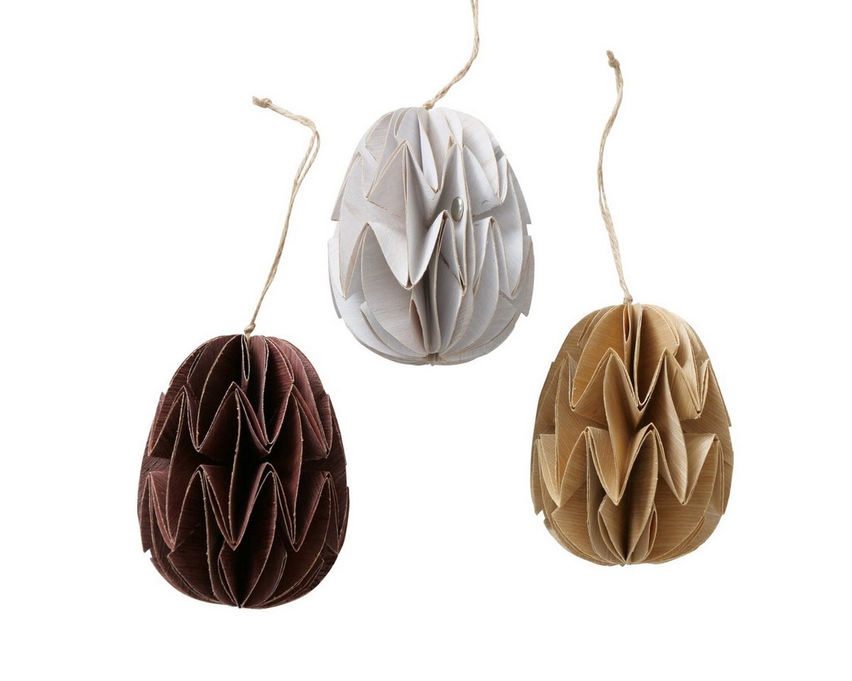 BOLTZE Dekohänger Kassia Dekohänger Ei papier 10 cm sort. (1 Stück) von BOLTZE