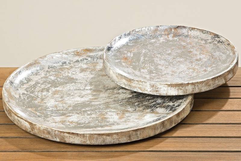 BOLTZE Dekoschale Cynti Deko-Teller Mango weiss 30 cm BOLTZE Dekoschale Cynti Deko-Teller Mango weiss 30 cm von BOLTZE