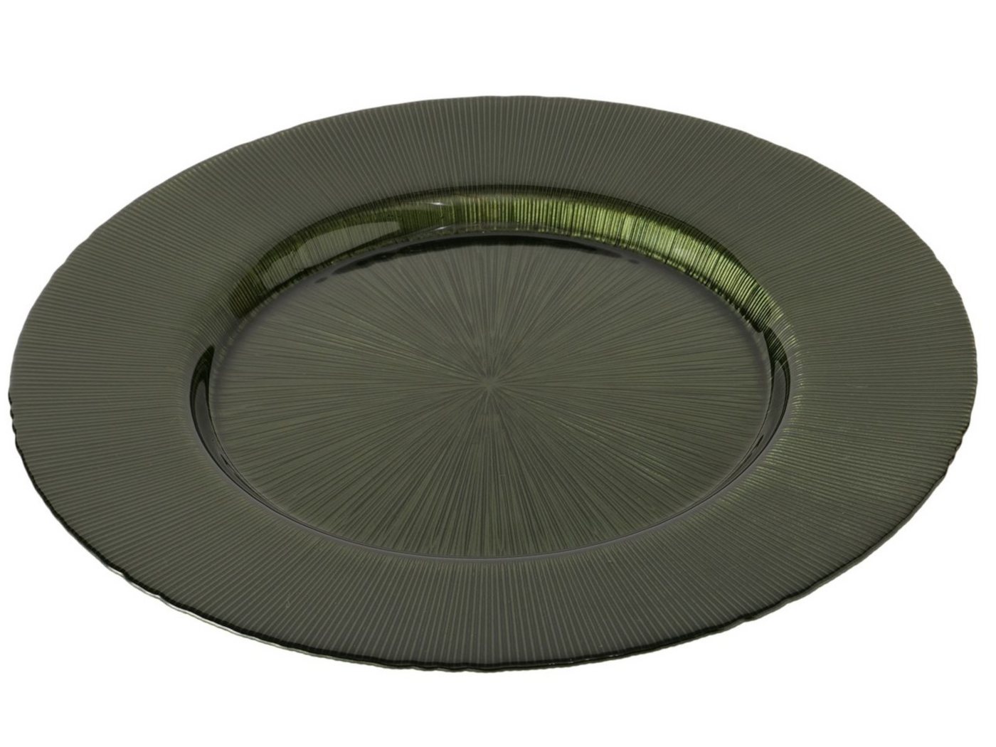 BOLTZE Dekoteller Relin Teller grün 32,5cm (1 Stück) von BOLTZE