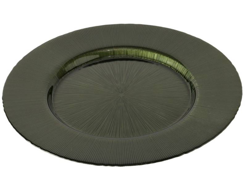 BOLTZE Dekoteller Relin Teller grün 32,5cm (1 Stück) von BOLTZE