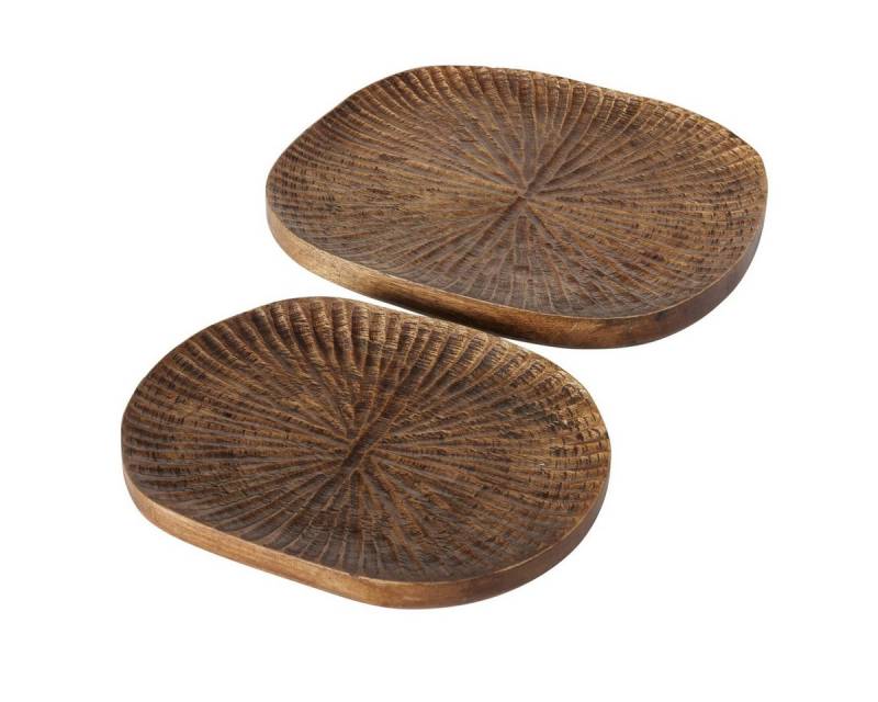 BOLTZE Dekoteller Teller Troeske 1 Stück groß Oval BOLTZE Dekoteller Teller Troeske 1 Stück groß Oval von BOLTZE