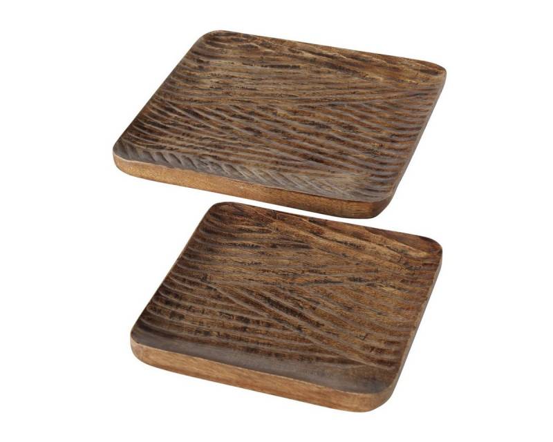 BOLTZE Dekoteller Teller Troeske 1 Stück groß Quadrat BOLTZE Dekoteller Teller Troeske 1 Stück groß Quadrat von BOLTZE