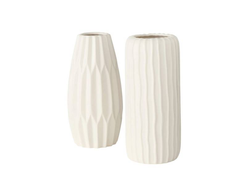 BOLTZE Dekovase Aquarel Vase weiß 26 cm sortiert (1Stück) (Vase) von BOLTZE