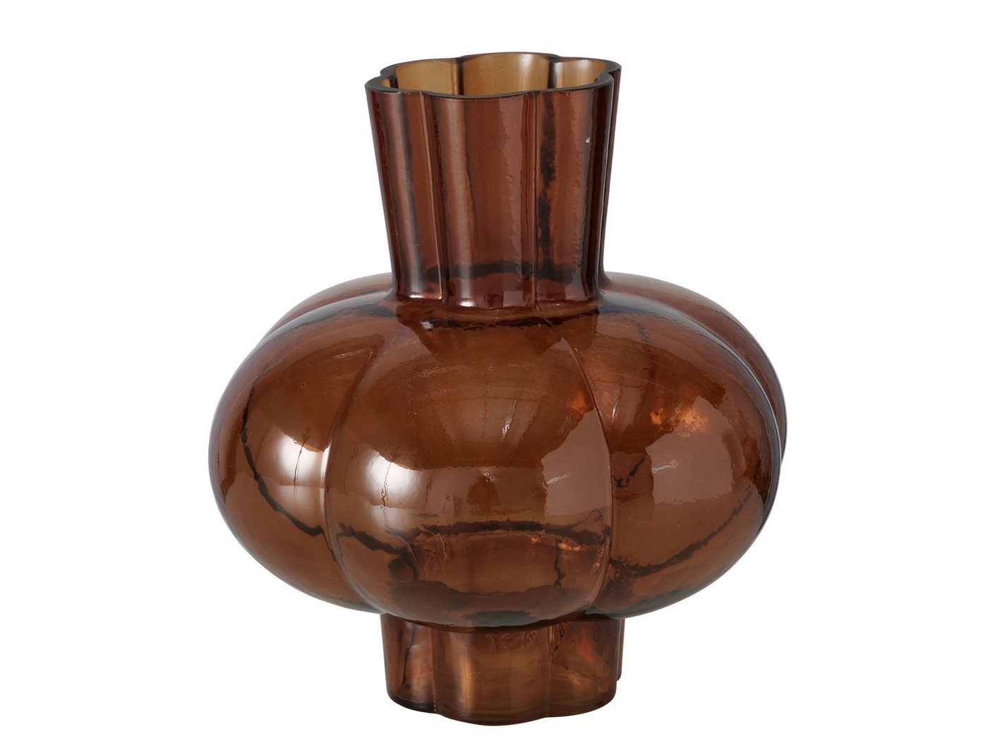 BOLTZE Dekovase Mahoni Vase braun 20cm (1 Stück) (Vase) von BOLTZE