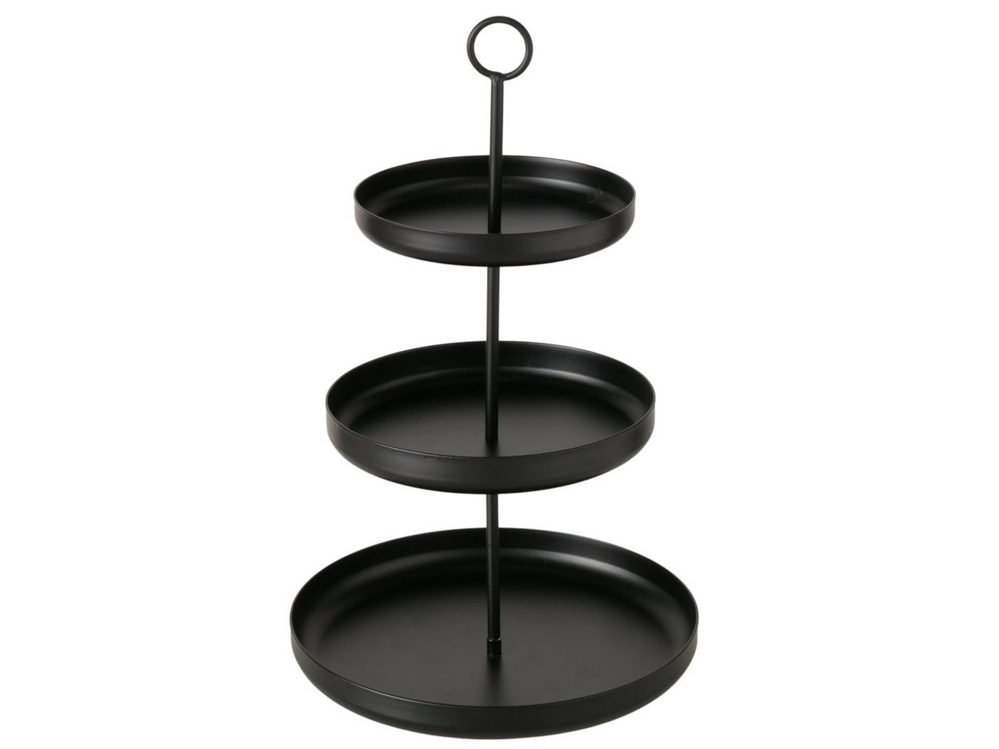 BOLTZE Etagere Credo Etagere schwarz 32,5cm (1 Stück), Eisen, (Etageren) von BOLTZE