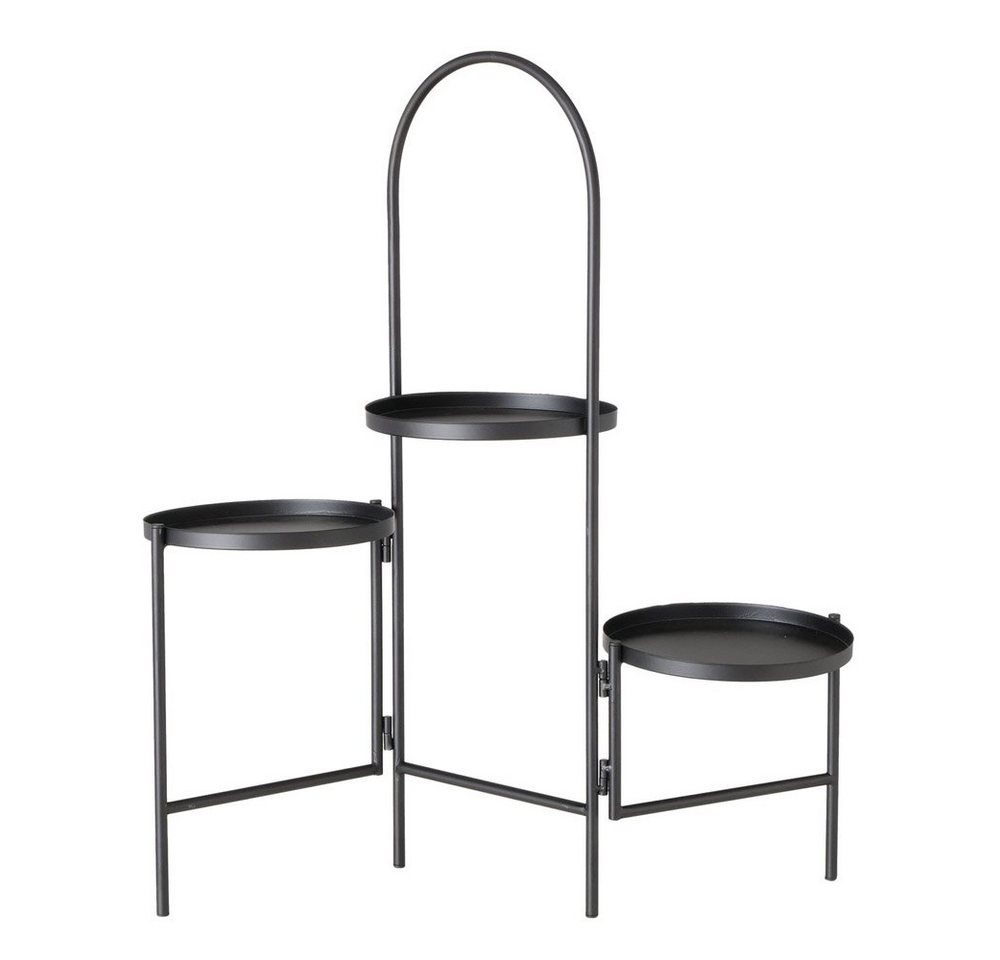 BOLTZE Etagere Etagere MAXI schwarz aus Metall schlichtes modernes Design Pflanzeneta von BOLTZE