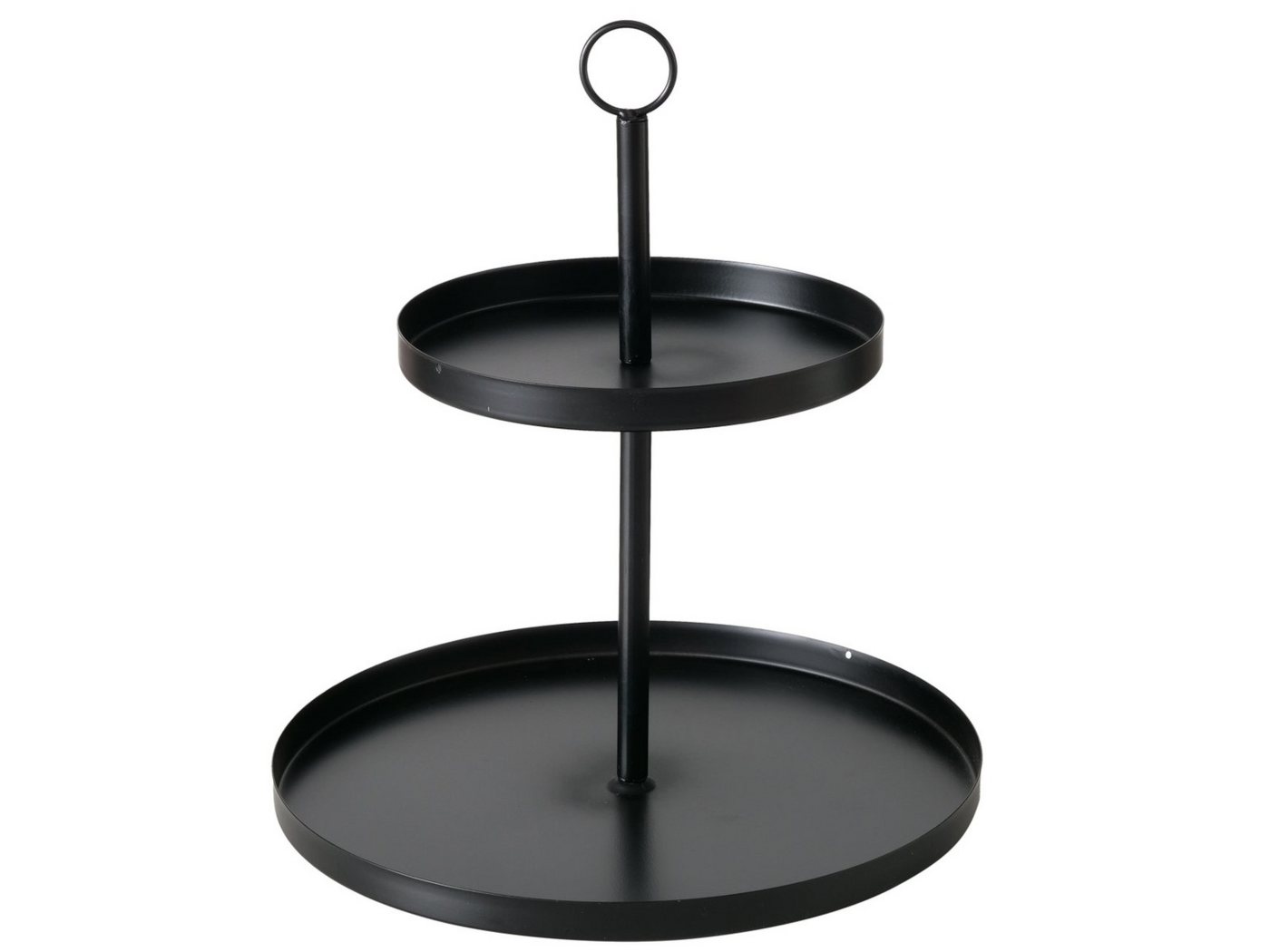 BOLTZE Etagere Samina Etagere schwarz 33cm (1 Stück), Eisen, (Etageren) von BOLTZE