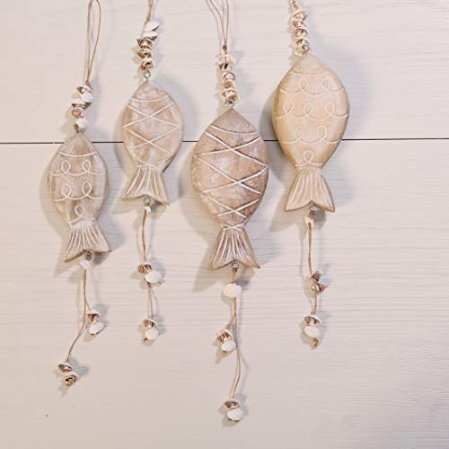 BOLTZE Fisch Hänger Dekohänger Baddeko Fischdeko maritim Mango 2er Set BOLTZE Fisch Hänger Dekohänger Baddeko Fischdeko maritim Mango 2er Set von BOLTZE