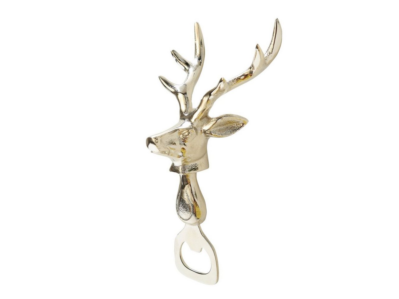 BOLTZE Flaschenöffner Boltze Flaschenöffner Hirsch silber glanz Bieröffner mit Hirschkopf BOLTZE Flaschenöffner Boltze Flaschenöffner Hirsch silber glanz Bieröffner mit Hirschkopf von BOLTZE