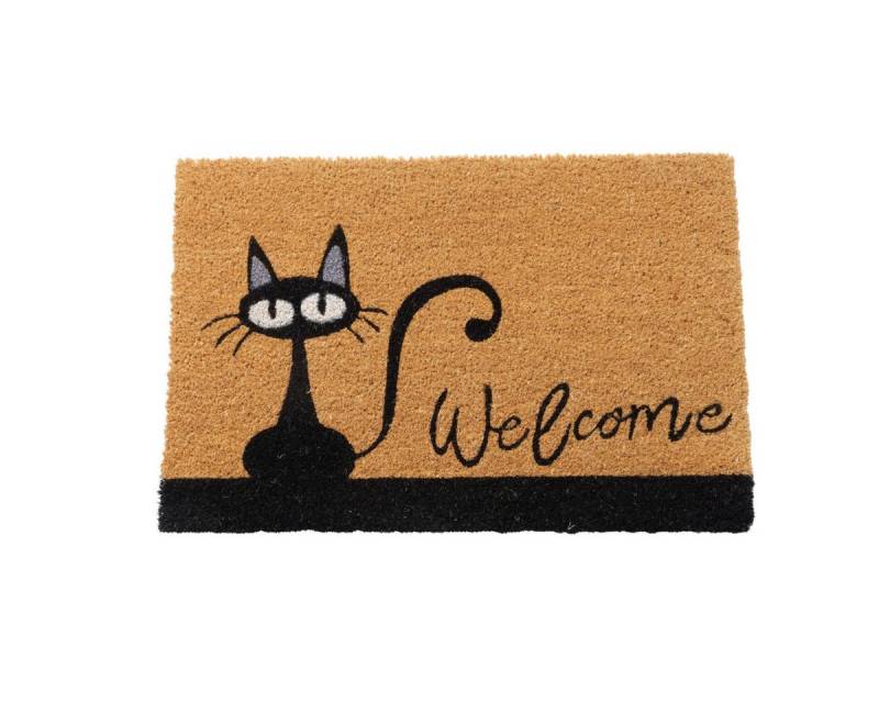 BOLTZE Fußmatte BOLTZE Fußmatte Welcome schwarz/natur 60x40cm von BOLTZE