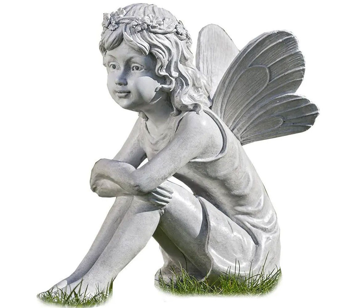 BOLTZE Gartenfigur Boltze Dekofigur Gartenengel Stilvolle Engelsfigur Garten Zuhause von BOLTZE