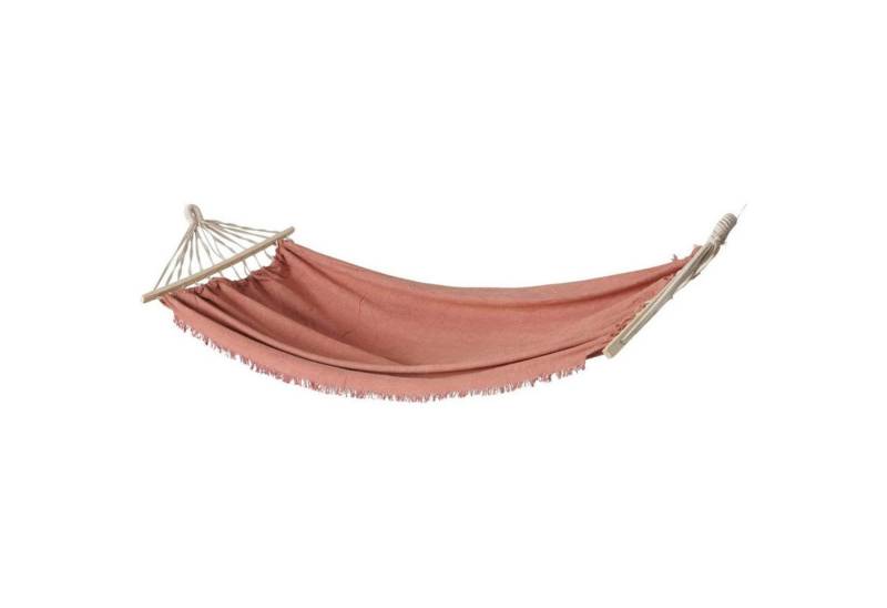 BOLTZE Hängematte Hängematte aus 100 % Baumwolle Terracotta mit Fransen bis 120kg von BOLTZE