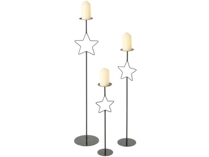 BOLTZE Kerzenleuchter Guila Kerzenleuchter schwarz 99,5cm (1 Stück) von BOLTZE