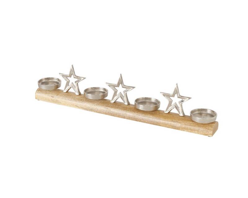 BOLTZE Kerzenständer Boltze Kerzenleuchter Cazar (mit 4 KerzenstŠndern, LŠnge 60 cm) von BOLTZE