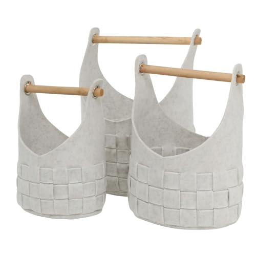 BOLTZE Korb Cui S/3 H39-50cm Material: Filz von BOLTZE