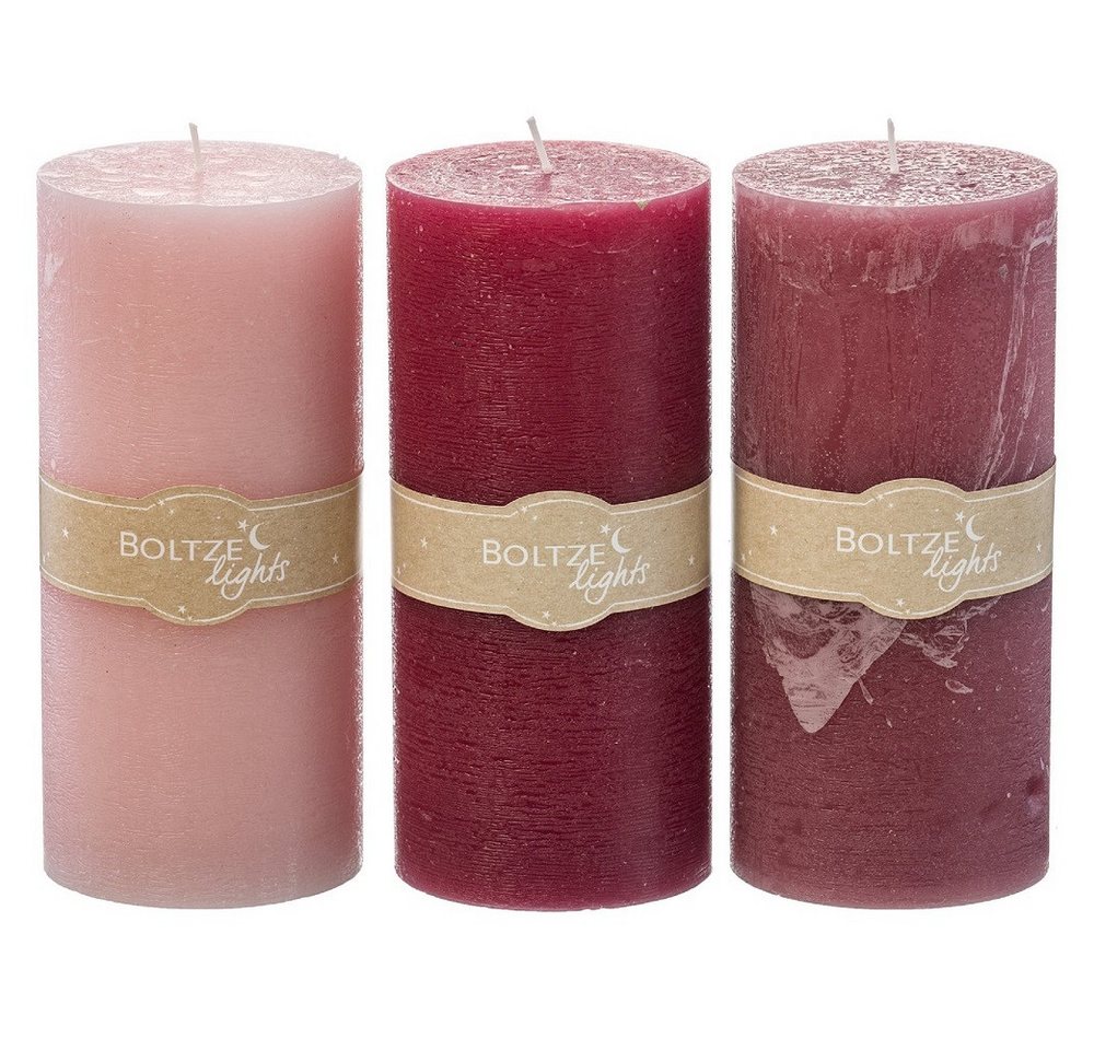 BOLTZE Stumpenkerze BOLTZE Stumpenkerze Basic, 1 Stück, rosa, altrose, rot, 1008628 BOLTZE Stumpenkerze BOLTZE Stumpenkerze Basic, 1 Stück, rosa, altrose, rot, 1008628 von BOLTZE