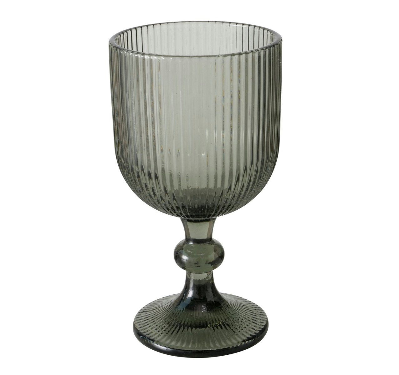 BOLTZE Weinglas Rigano Weinglas dunkelgrau 16cm (1 Stück), Glas durchgefärbt von BOLTZE