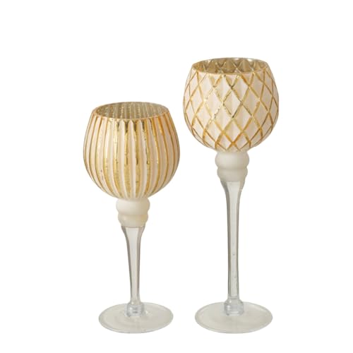 BOLTZE Windlicht Minou weiß Gold BOLTZE Windlicht Minou weiß Gold von BOLTZE