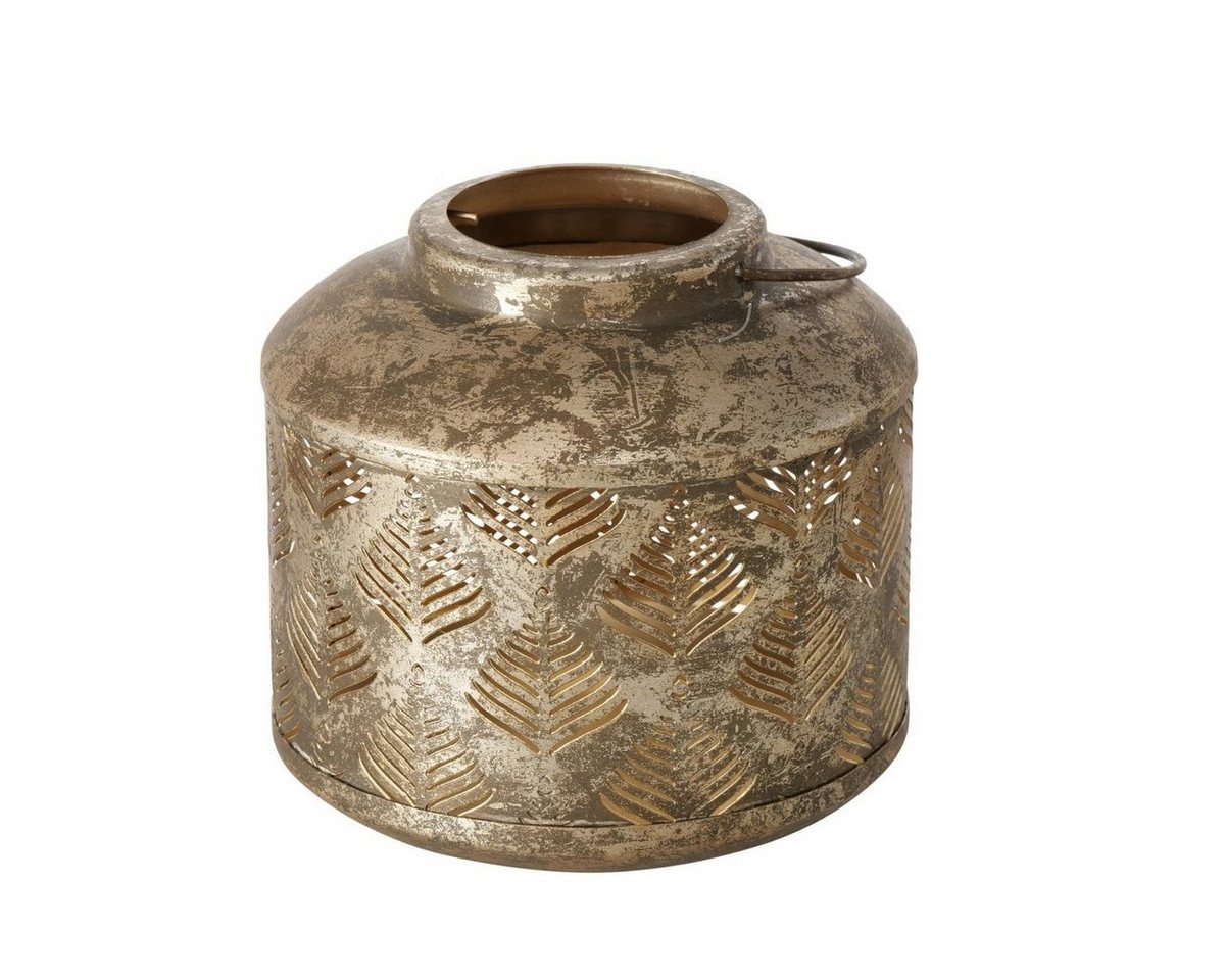 BOLTZE Windlicht Rusika Windlicht Eisen antikbraun 13cm (1 Stück) von BOLTZE