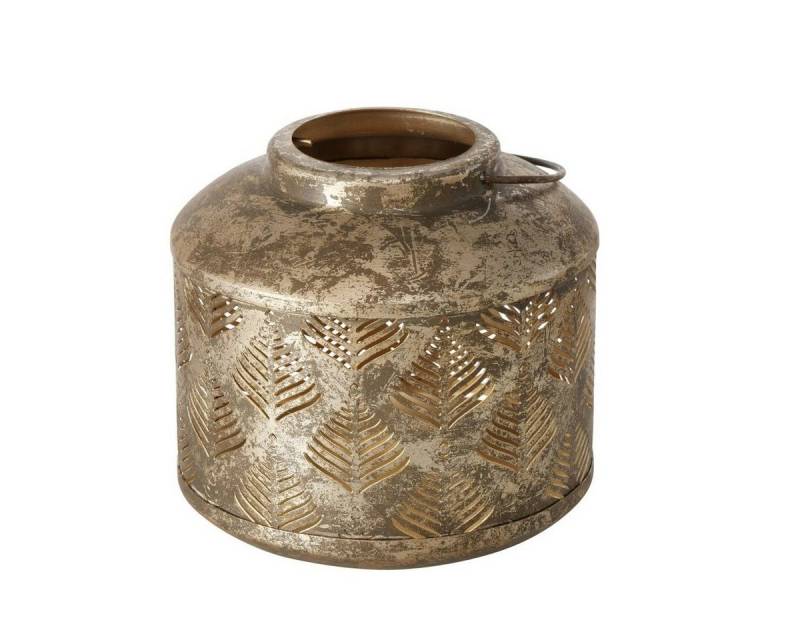 BOLTZE Windlicht Rusika Windlicht Eisen antikbraun 13cm (1 Stück) von BOLTZE