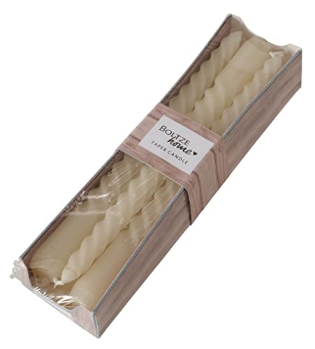 Boltze 2022299 Twisto Kerze 20 cm creme 6tlg. Boltze 2022299 Twisto Kerze 20 cm creme 6tlg. von BOLTZE