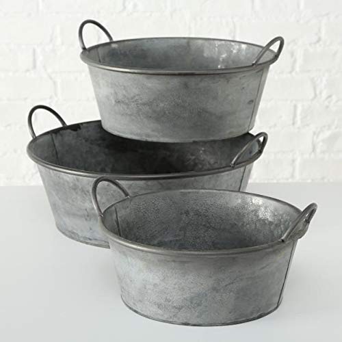 Pflanztopf Jackson S/3 L36-46c Material: Zink Pflanztopf Jackson S/3 L36-46c Material: Zink von BOLTZE