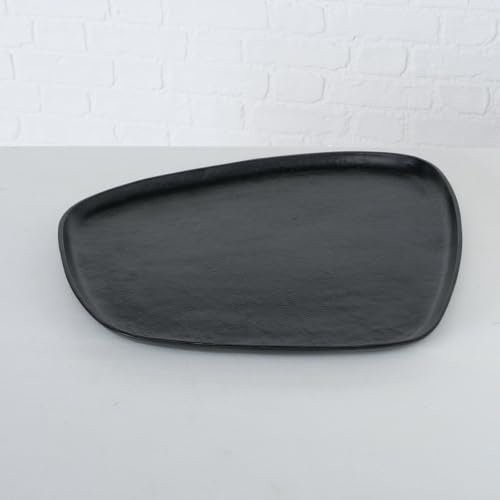 Tablett Marlisa, Aluminium, Schwarz, 30x28 cm von BOLTZE