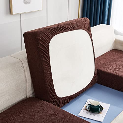 BOLUXIU Sofa Sitzkissenbezug, Wasserdichter Elastischer Sofasitzbezug, Möbelbezug, rutschfest weich, Sofakissenbezug mit elastischem Boden von BOLUXIU