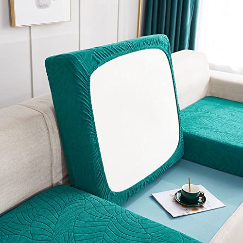 BOLUXIU Sofa Sitzkissenbezug, Wasserdichter Elastischer Sofasitzbezug, Möbelbezug, rutschfest weich, Sofakissenbezug mit elastischem Boden von BOLUXIU