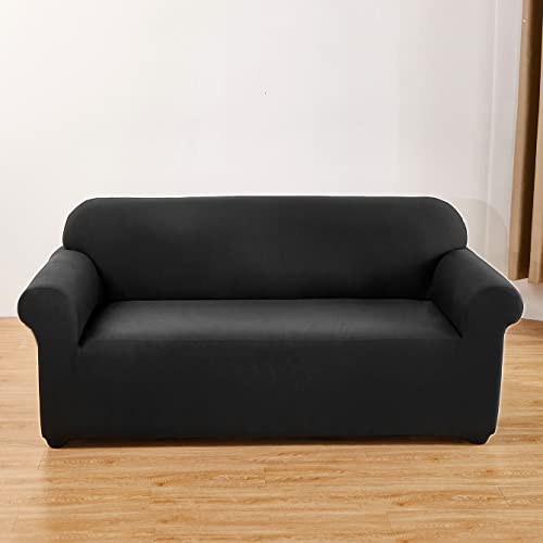 BOLUXIU Sofabezug, Stretch Sofabezug 1/2/3/4 Sitz Sofabezug Anti-Haustierkratzer Sofabezug passend für Sofas mit Armlehnen (Zwei für L-förmige Ecksofas) von BOLUXIU