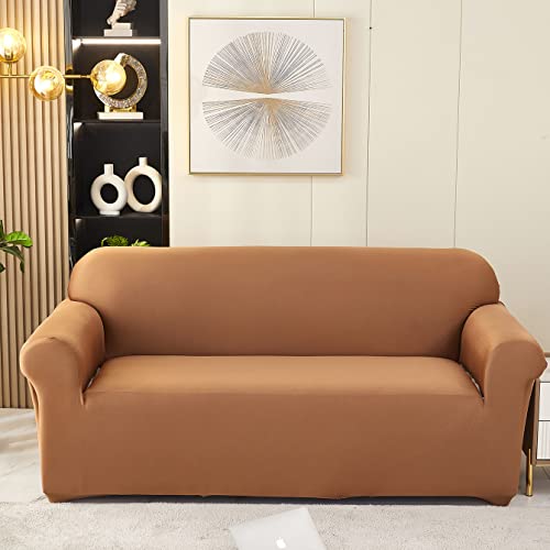 BOLUXIU Sofabezug, Stretch Sofabezug 1/2/3/4 Sitz Sofabezug Anti-Haustierkratzer Sofabezug passend für Sofas mit Armlehnen (Zwei für L-förmige Ecksofas) von BOLUXIU