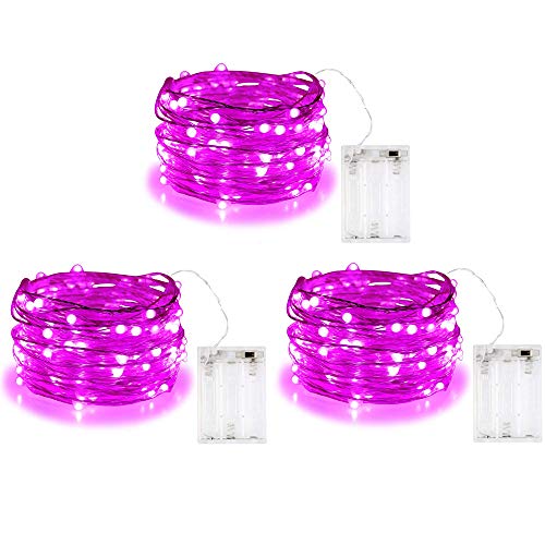 BOLWEO LED Lichterkette, 10Ft/3M 30Leds Weihnachtsschnur-Lichter LED Outdoor LED String Lichterkette Batterie Betrieben, Wasserdicht Lichter für Weihnachtsbaum CHRISTMAS, Festlich, Hochzeiten von BOLWEO