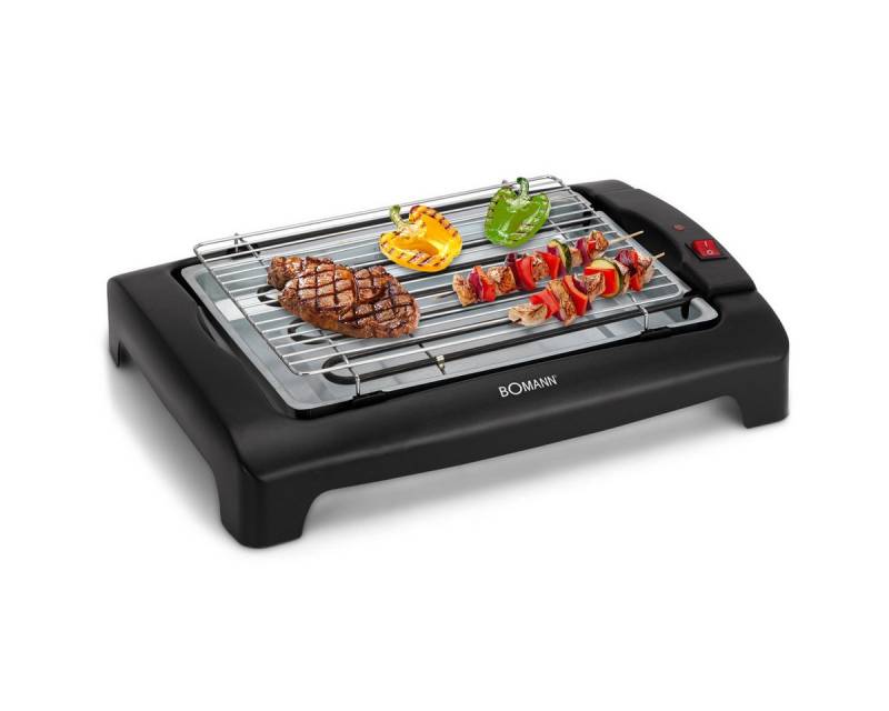 BOMANN Tischgrill BQ 1240 CB, Cool Touch-Gehäuse, abnehmbares Grillrost, 2000W von BOMANN