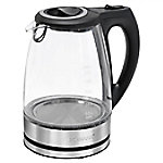 BOMANN Wasserkocher WKS 6032 G CB 1.7 L Glas, Edelstahl 2200 W Schwarz, Transparent von BOMANN