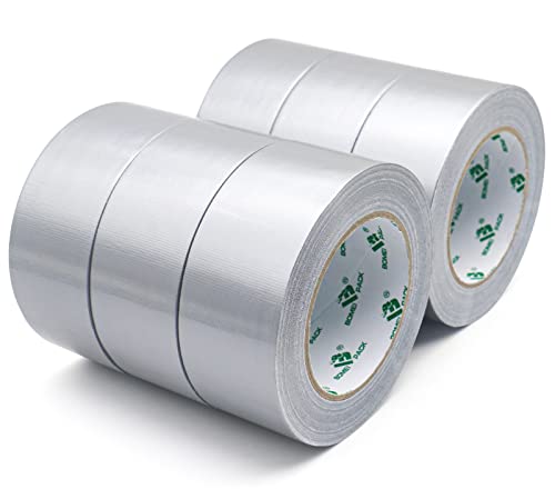 BOMEI PACK Silber Grau Panzertape extra stark, 50m x 50 mm – Wasserdichtes Reparaturband für innen & außen gewebeverstärktes Reparaturband, 6 Rollen BOMEI PACK Silber Grau Panzertape extra stark, 50m x 50 mm – Wasserdichtes Reparaturband für innen & außen gewebeverstärktes Reparaturband, 6 Rollen von BOMEI PACK