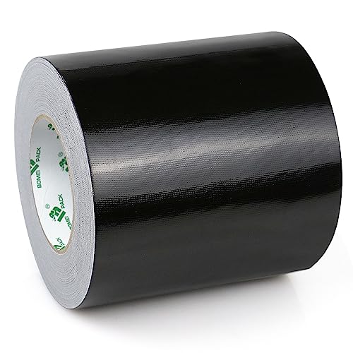 BOMEI PACK Panzertape extra stark, Schwarz 50 m x 150 mm Wasserdichtes Reparaturband für innen & außen Reparaturband mit starker Klebkraft von BOMEI PACK